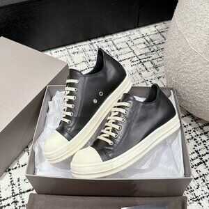 Rick Owen DRKSHDW Low Black Foil Denim